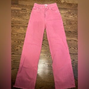 zara pink jeans